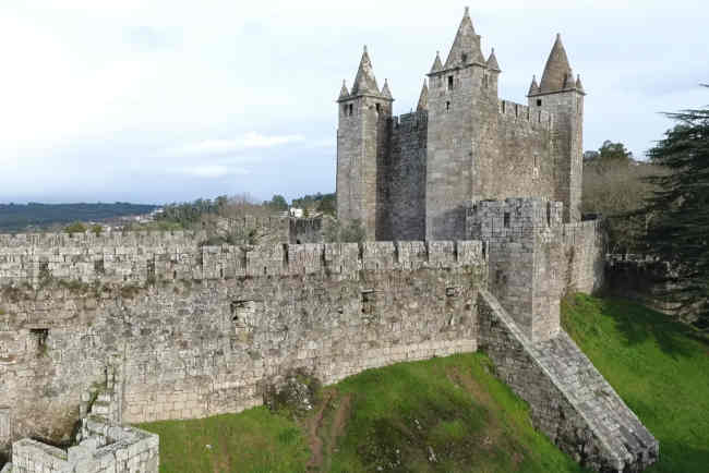 Vista do Castelo de Santa Maria da Feira