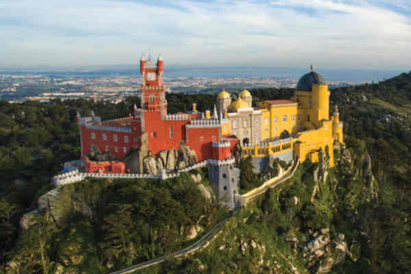 Palácio da Pena, no alto da Serra de Sintra