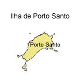 mapa do Ilha de Porto Santo