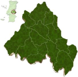 mapa do distrito de Portalegre
